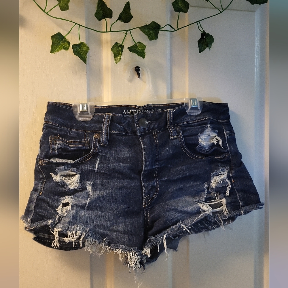 American Eagle Outfitters, Super Stretch, Hi-Rise Festival Jean Shorts